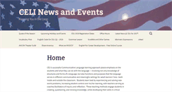 Desktop Screenshot of blog.celionline.com